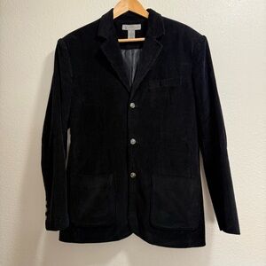 Black Corduroy Blazer by R&R Casuals - Size Medium
